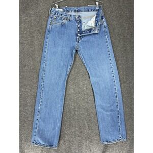 Levi's 501 Jeans Men's 32x32 Premium Denim Button Fly BIG E